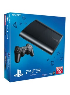 PlayStation 3 Super Slim 500GB Console With Dualshock 4 Controller (Box Damage)