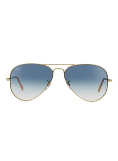 Ray-Ban Men's Full Rim Aviator Sunglasses - RB3025-001/3F-58 - Lens Size: 58 mm - Gold  - Image 2