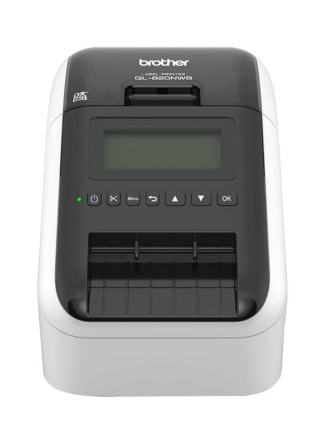 brother Wireless High-Speed Label Printer Black/White - Image 1