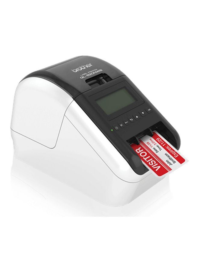 brother Wireless High-Speed Label Printer Black/White - Image 3