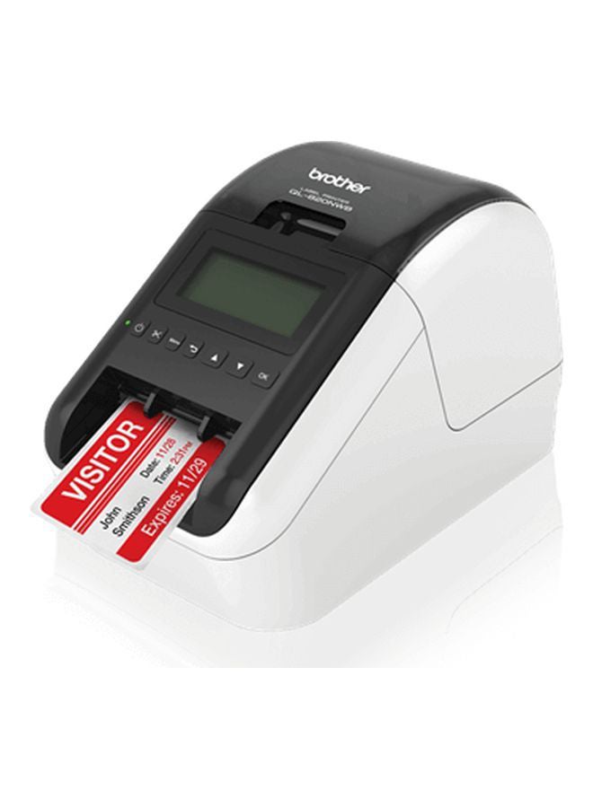 brother Wireless High-Speed Label Printer Black/White - Image 4