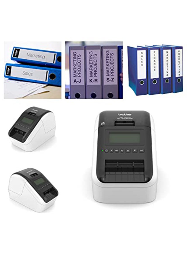 brother Wireless High-Speed Label Printer Black/White - Image 5