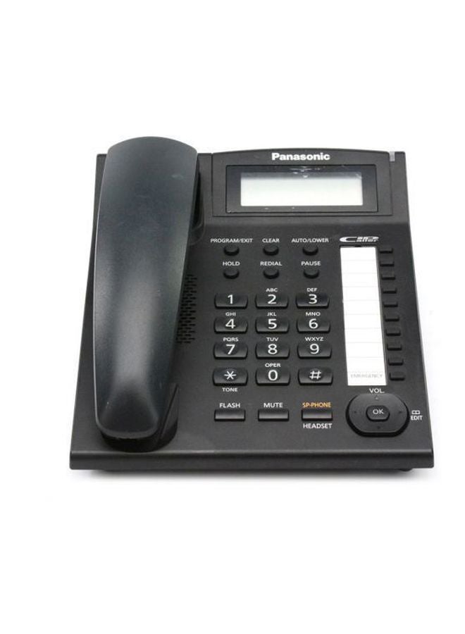 Panasonic Wired Landline Phone With Caller ID Black  - Image 3