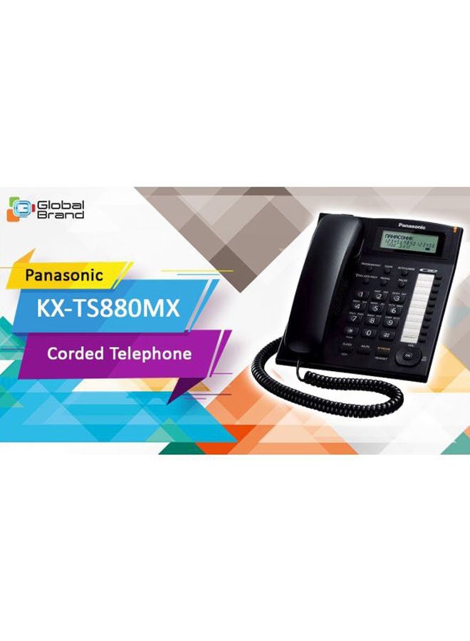 Panasonic Wired Landline Phone With Caller ID Black  - Image 4