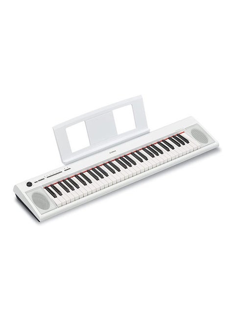 NP-12 - 61 Keys Keyboard White
