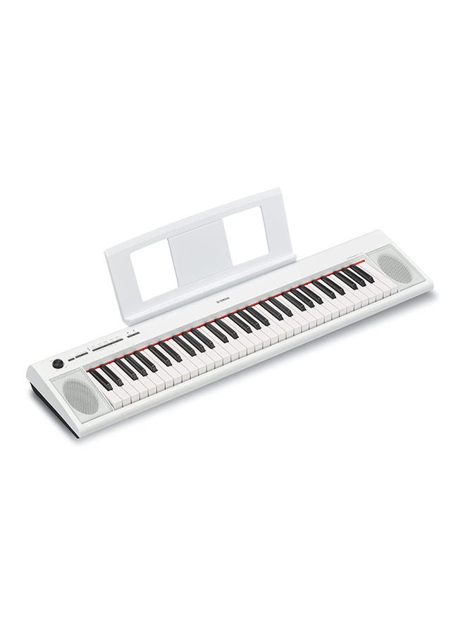 NP-12 - 61 Keys Keyboard White