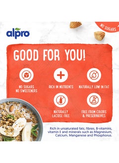 Alpro Almond Unsweetened Drink 1Liters  - Image 3