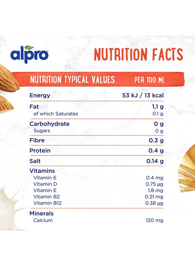 Alpro Almond Unsweetened Drink 1Liters  - Image 5