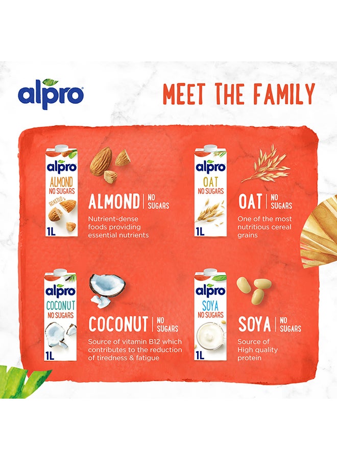 Alpro Almond Unsweetened Drink 1Liters - Image 5