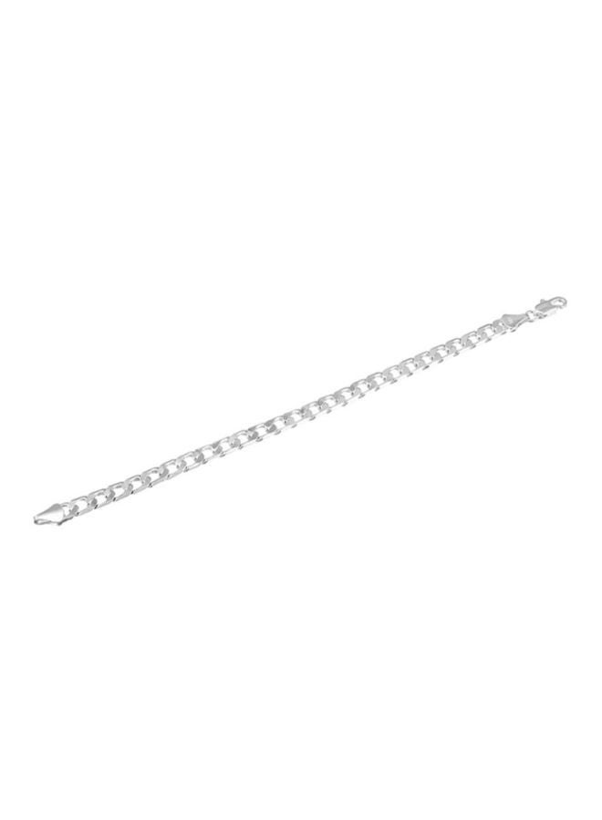 Shining Jewel - Italian Silver Plated Link Chain Bracelet - Image 1