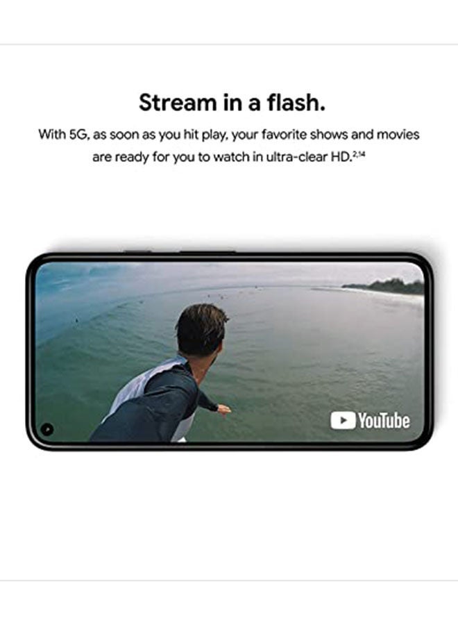 Google - Pixel 5A Mostly Black 6GB RAM 128GB 5G - International Version - Image 1
