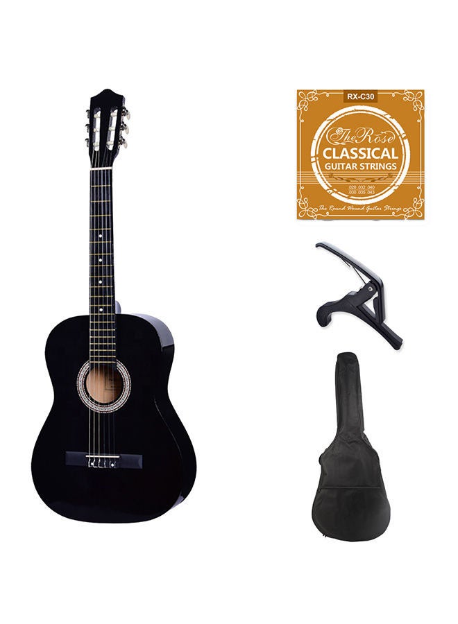 Generic - Luxury Guitar With Extra Strings Set, Capo And Bag - Image 1