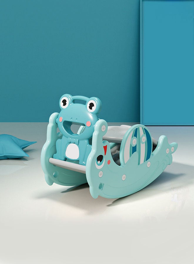 XIANGYU Baby And Kids Double Rocking Horse And Slide Multifunction - Indoor 102x34x47cm  - Image 5