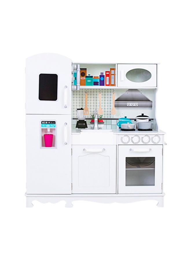 XIANGYU - XIANGYU Kids Stylish Modular Kitchen Set's And Role Play Wooden Kitchen 95x30x103cm - Image 1