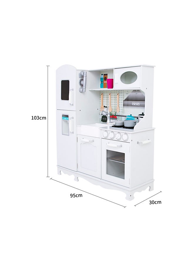 XIANGYU - XIANGYU Kids Stylish Modular Kitchen Set's And Role Play Wooden Kitchen 95x30x103cm - Image 1