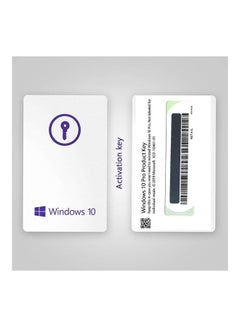 البيع بالتجزئة - بطاقة مفتاح Windows 10 Pro مع مفتاح المنتج لتنشيط الترخيص مدى الحياة - 32/64 بت