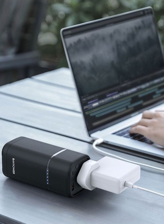 RAVPOWER 20000 mAh 3-in-1 PD Pioneer 20000mAh 80W Power House RP-PB054 Black  - Image 2