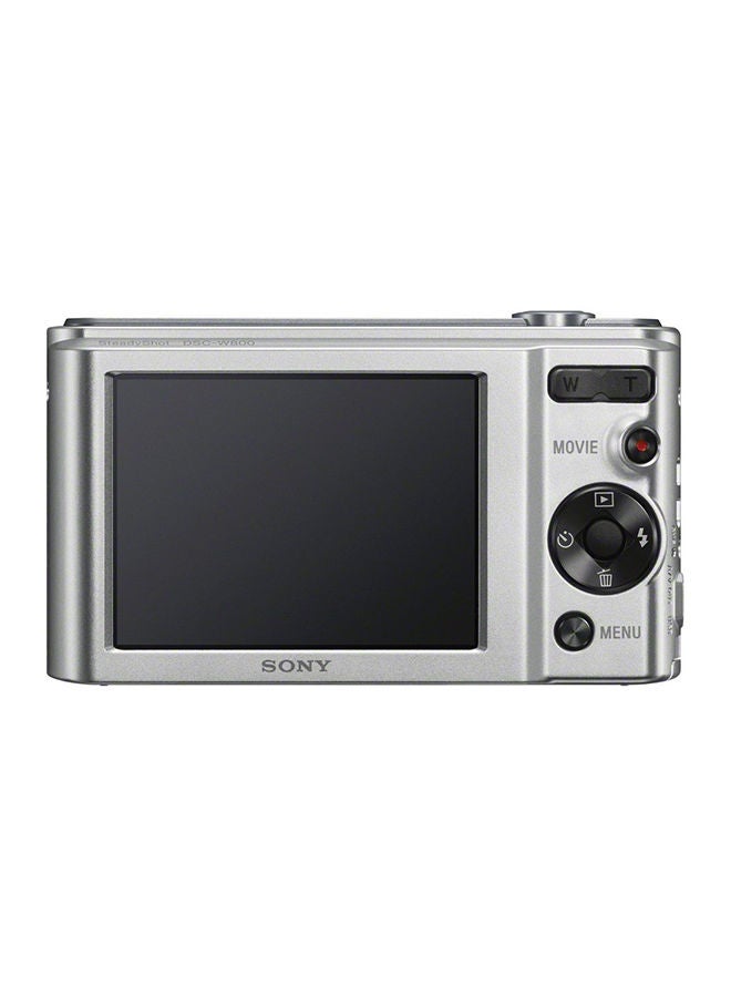 Sony - Cyber-shot DSC-W800 Point And Shoot Camera 20.1MP 5x Zoom Silver - Image 1