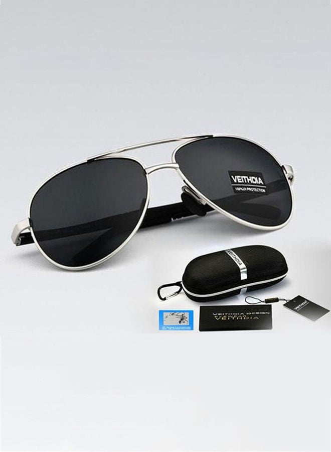 Veithdia Men's Designer Pilot Polarized Sunglasses - Lens Size: 51 mm - Image 4