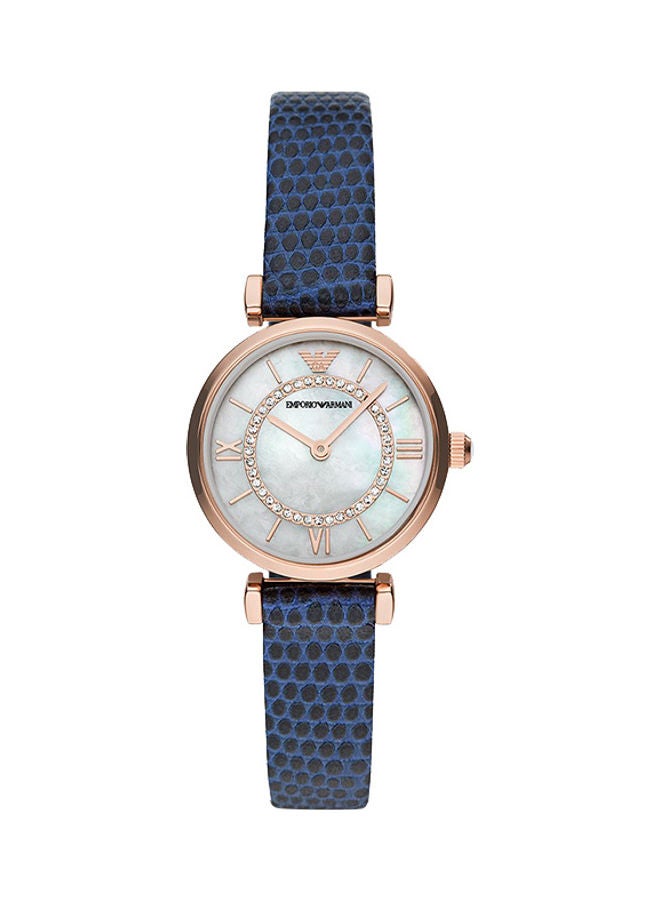 EMPORIO ARMANI - Women's Leather Analog Wrist Watch AR11468 - Image 1