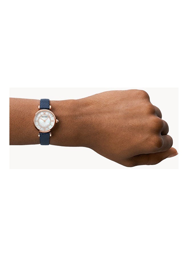 EMPORIO ARMANI - Women's Leather Analog Wrist Watch AR11468 - Image 1