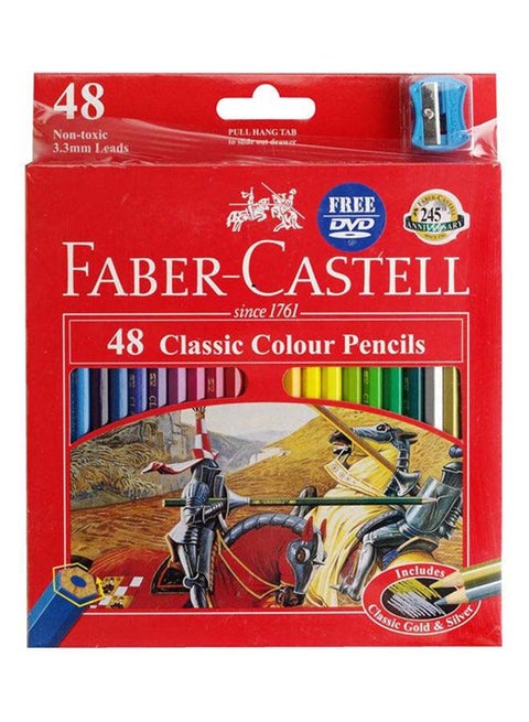 48-Piece Classic Colour Pencil Set Multicolour