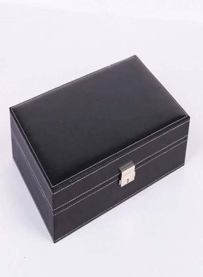 unisex Watch And Jewellery Storage Box With Mirror