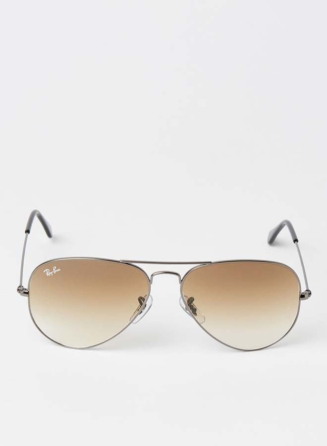 Ray-Ban Full Rim Aviator Sunglasses - 0RB3025 - Lens Size: 58 mm - Grey  - Image 1