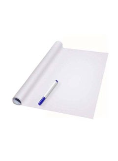 Generic Thickened Waterproof Removable Dry Erase Self-Adhesive Whiteboard Sticker White  - Image 1
