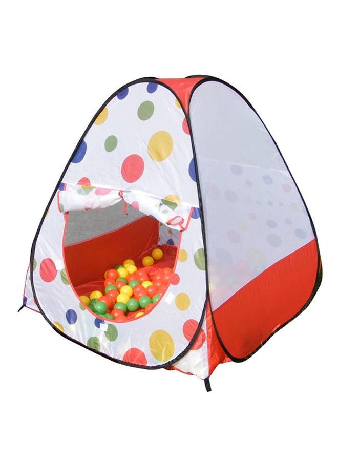 ماجيك بوول هاوس خيمة لعب كروية قابلة للطي ومحمولة بتصميم مفصل فريد سهلة التجميع 96x96x91سم - Image 1