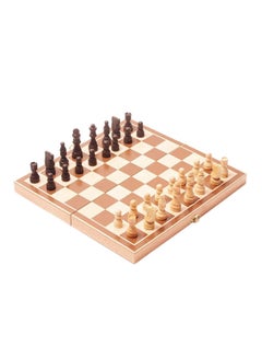 Collectible Foldable Wooden Chess Game Board Set with Crafted Premium Wood Pieces - v1664278548/N15720422A_2