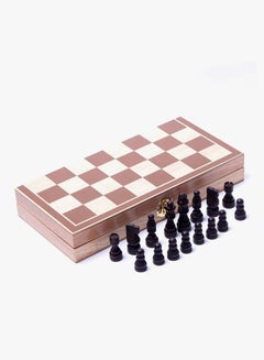 Collectible Foldable Wooden Chess Game Board Set with Crafted Premium Wood Pieces - v1664278549/N15720422A_3