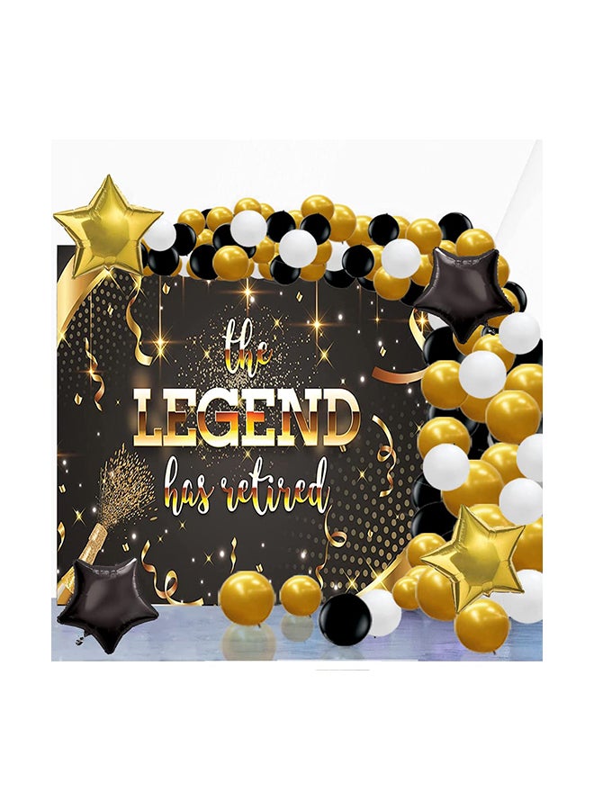 Sharpdo - 15-Piece Decorative Birthday Party Inflatable Balloon Set With Confetti 12inch - Image 1