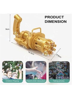 XiuWoo 8-Hole Huge Amount Bubble Maker Electric Gun  - Image 4
