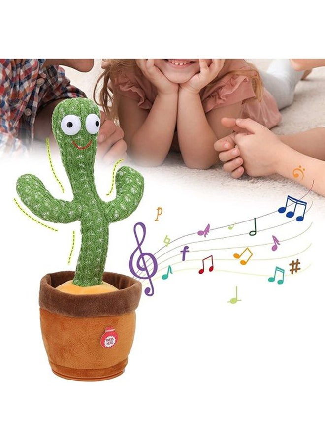 XiuWoo - Cute Big Eyed Dancing Cactus Plush Stuffed Toy With Music Premium Material - Image 1