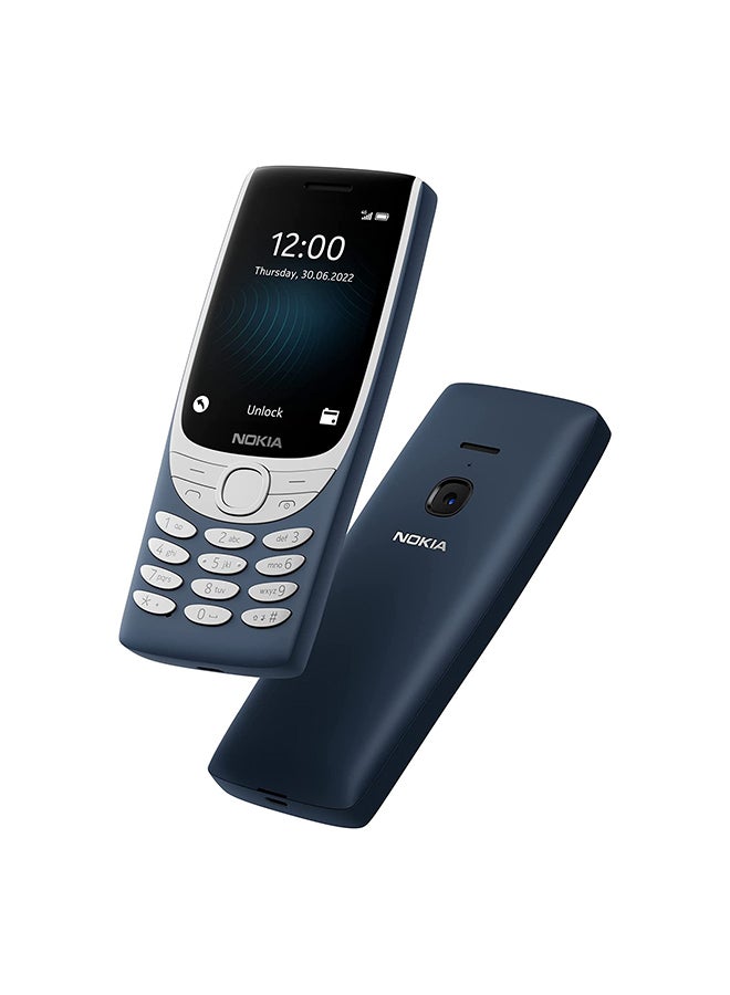NOKIA - 8210 Feature Phone with 4G connectivity, built-in MP3 player, wireless FM radio and classic Snake game (Dual SIM) – Blue - Image 1
