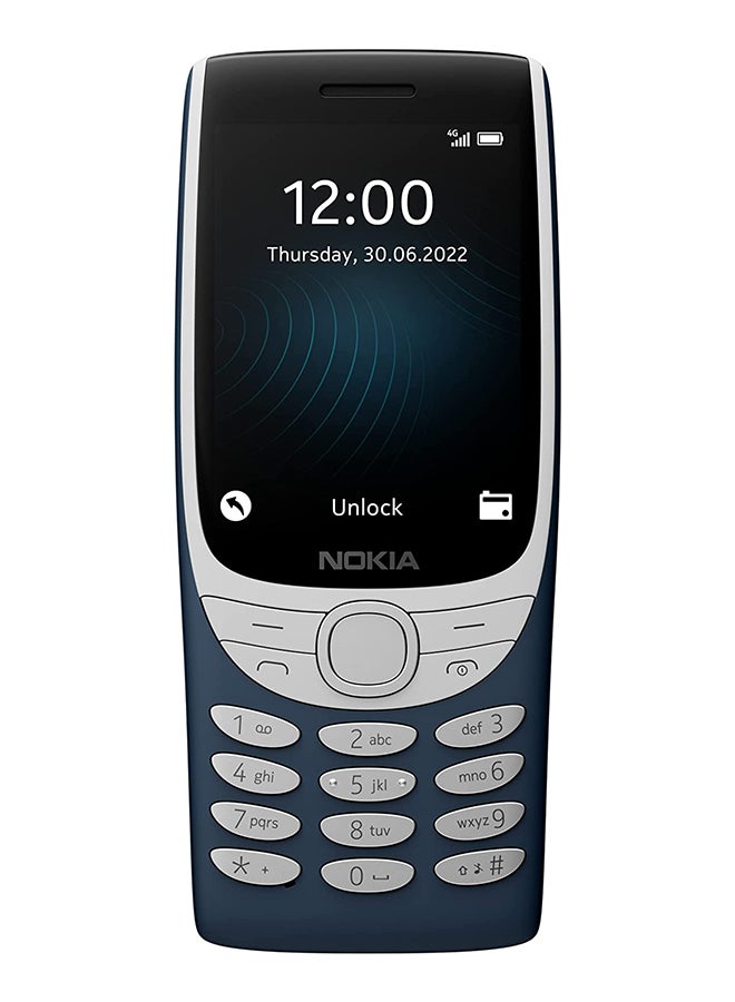 NOKIA - 8210 Feature Phone with 4G connectivity, built-in MP3 player, wireless FM radio and classic Snake game (Dual SIM) – Blue - Image 1