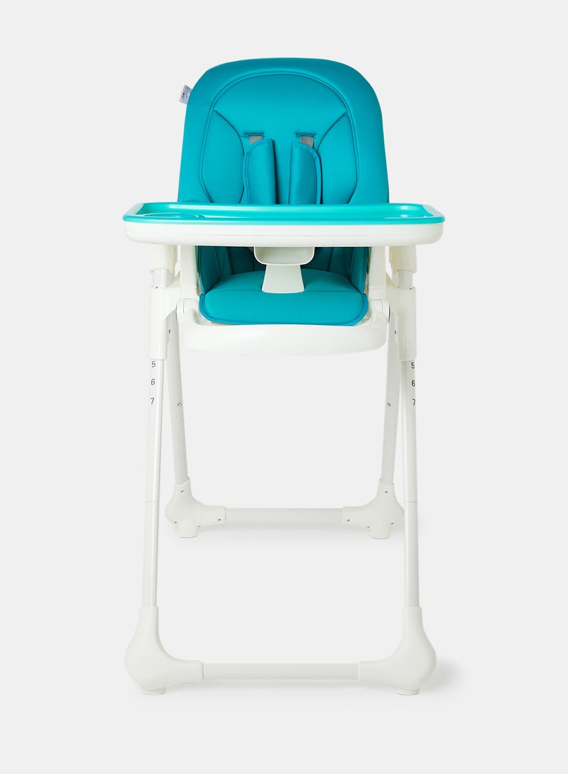 Bebi - Ultra Compact Baby Feeding High Chair Lightweight And Foldable With Multiple Recline Modes Suitable For Babies For 6 Months To 3 Years Green - Image 1