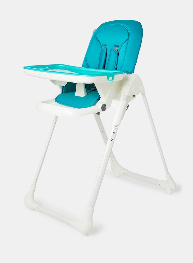 Bebi - Ultra Compact Baby Feeding High Chair Lightweight And Foldable With Multiple Recline Modes Suitable For Babies For 6 Months To 3 Years Green - Image 1