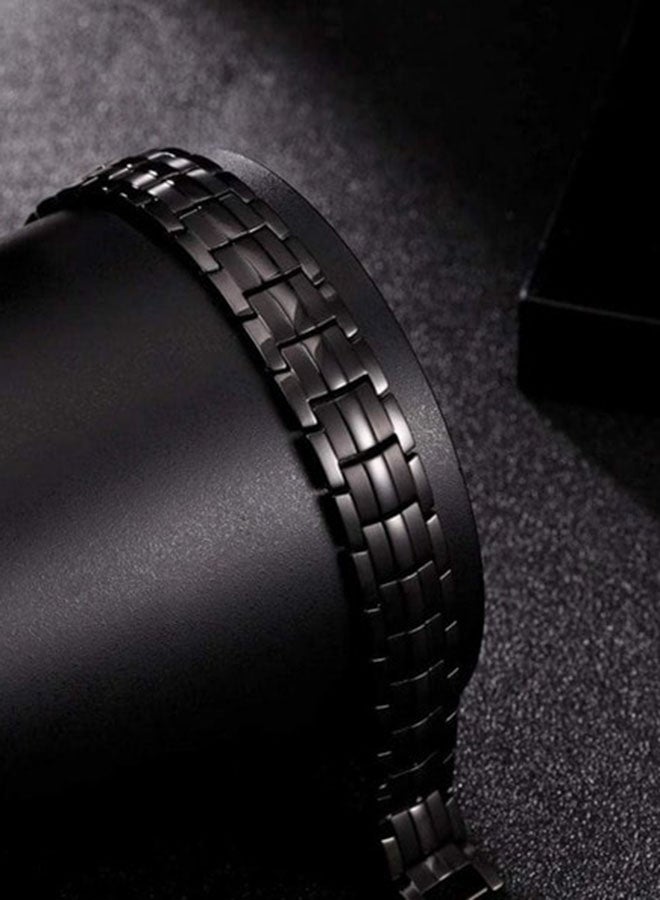 Stainless Steel Double Row Magnet Bracelet - Image 2