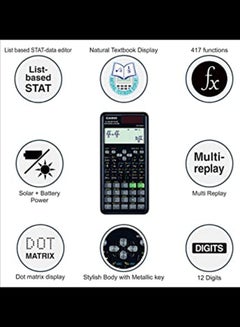 FX-991ESPLUS-2 2nd Edition Function Scientific Calculator -  Black Multicolour - v1664287713/N35516962A_2