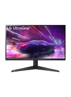 شاشة LG 24GQ50F-B 24 بوصة UltraGear FHD للألعاب، معدل تحديث 165 هرتز، وقت استجابة 1 مللي ثانية MBR، AMD FreeSync Premium، 3 جوانب بلا حدود تقريبًا، نسبة عرض إلى ارتفاع 16:9، سلسلة ألوان NTSC 70%