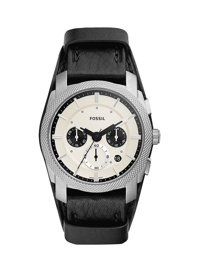 FOSSIL Men's Leather Chronograph Wrist Watch FS5921  - Image 1