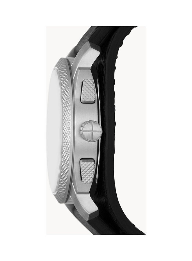 FOSSIL Men's Leather Chronograph Wrist Watch FS5921  - Image 3