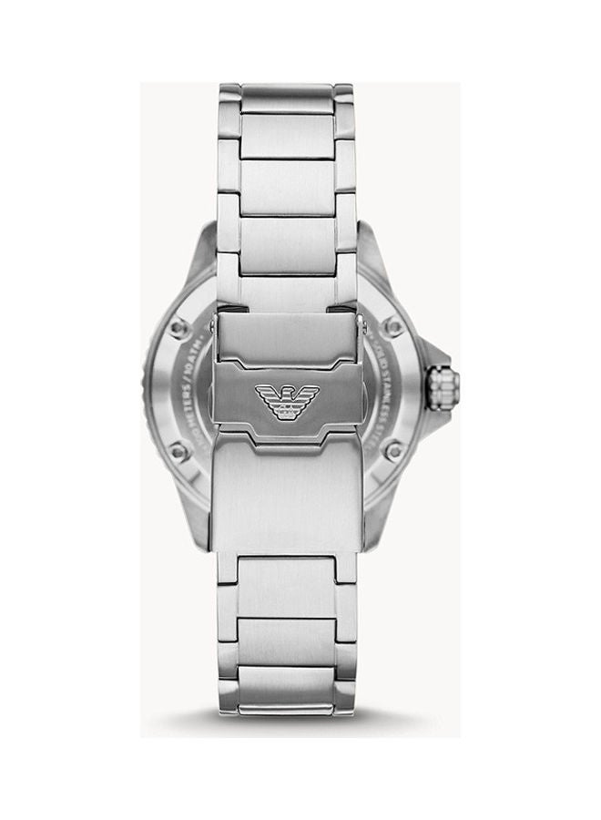 امبوريو ارماني ساعة يد بعقارب وبسوار من الاستانلس ستيل طراز AR60059 للرجال - Image 2