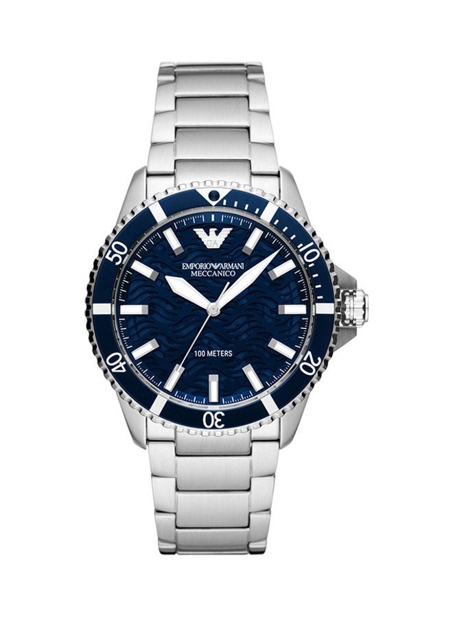 امبوريو ارماني ساعة يد بعقارب وبسوار من الاستانلس ستيل طراز AR60059 للرجال - Image 1