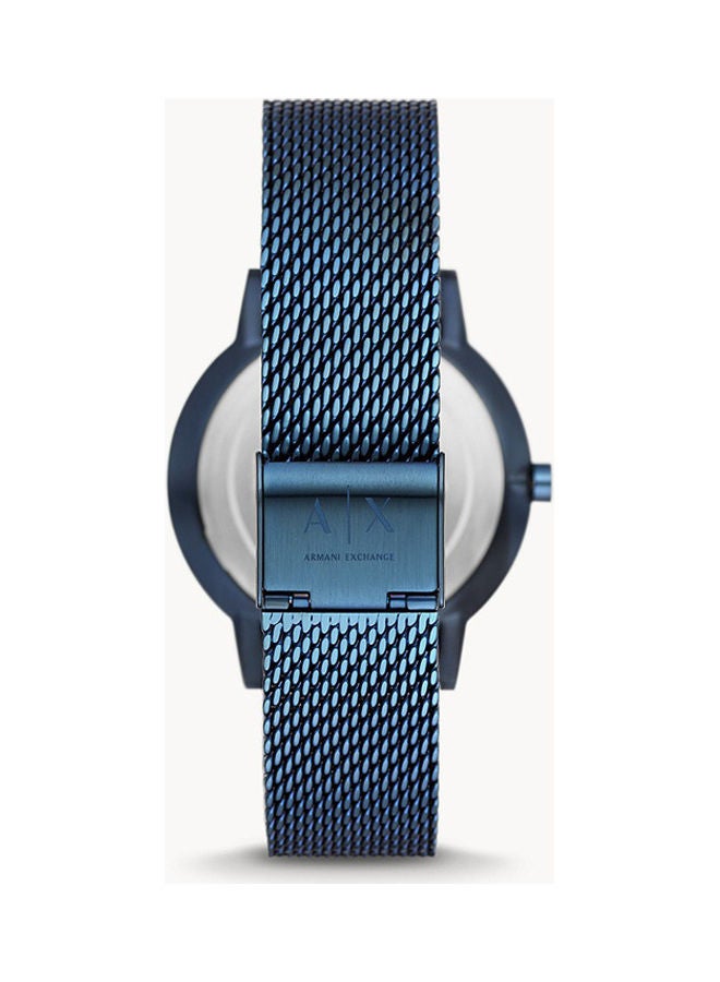 ارماني اكسشينج ساعة يد بعقارب وسوار من الاستانلس ستيل طراز AX2751 للرجال - Image 2