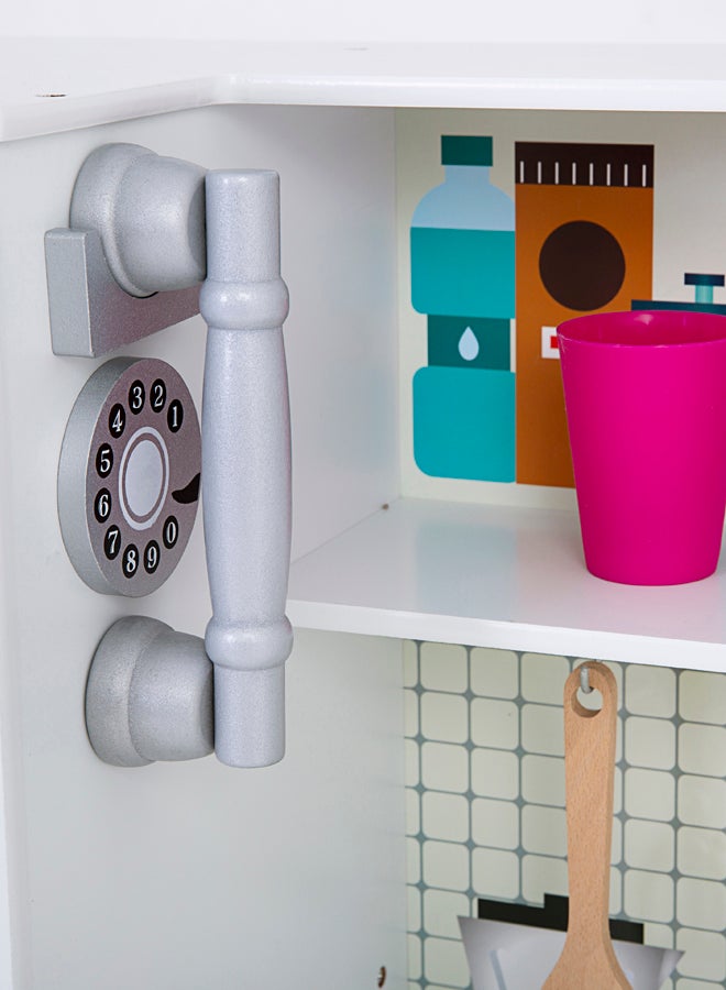 شيانغ يو لعبة تعليمية للأماكن المغلقة، مجموعات ألعاب خشبية للمطبخ، مقاس 95 × 30 × 103 سم 95x30x103سم - Image 5