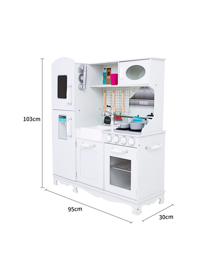 XIANGYU - Kids Stylish Modular Kitchen Set's And Role Play Wooden Kitchen 95x30x103cm - Image 1