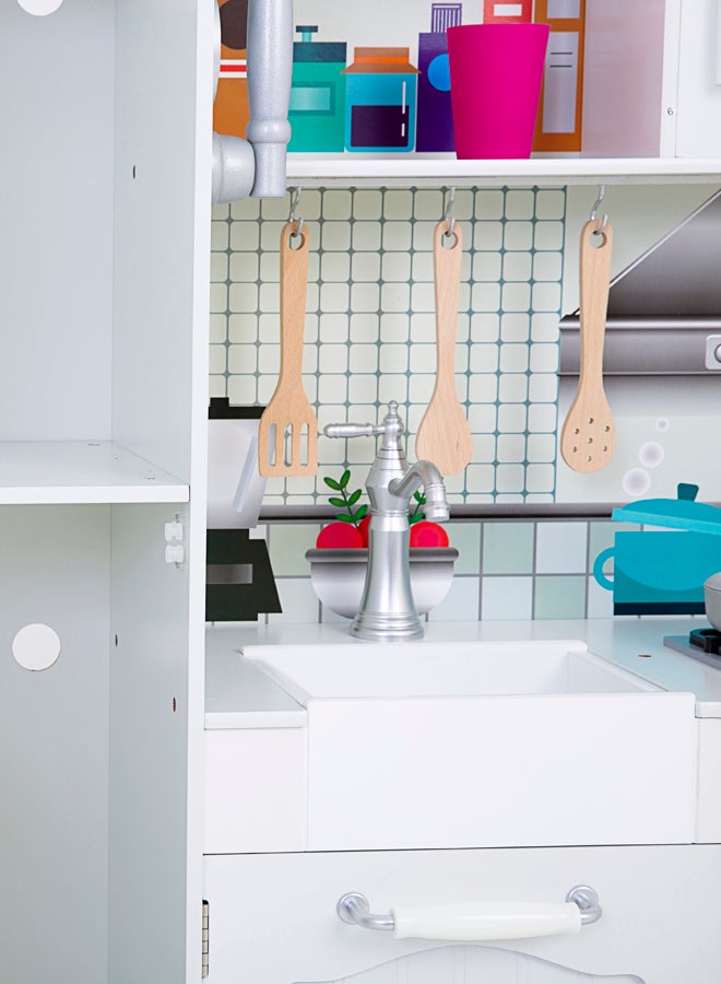 XIANGYU - Kids Stylish Modular Kitchen Set's And Role Play Wooden Kitchen 95x30x103cm - Image 1